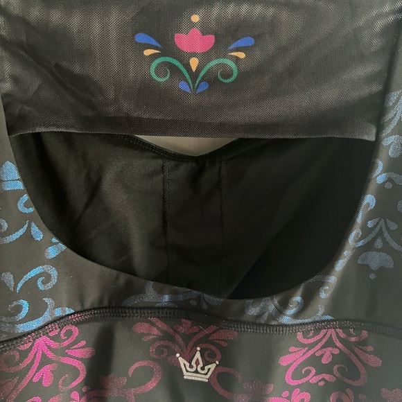 XL Crowned Athletics Snow Sisters-Frozen Sports Bra Worn once - Picture 4 of 4